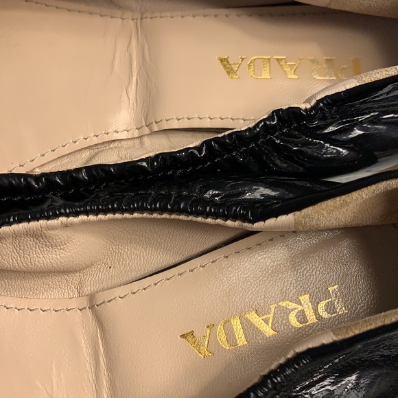 Authentic Prada logo flats - Picture 10 of 13